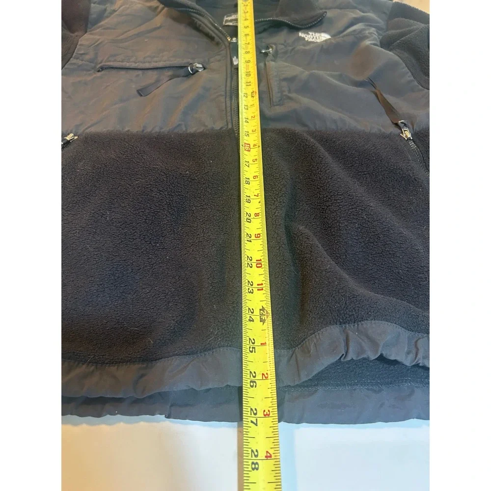 The North Face Denali Polartec Fleece Jacket Mens Large Black Full Zip Coat